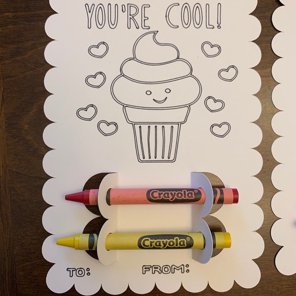 24 Kid’s Valentines Day Crayon Coloring Sheets - Picture 3 of 10